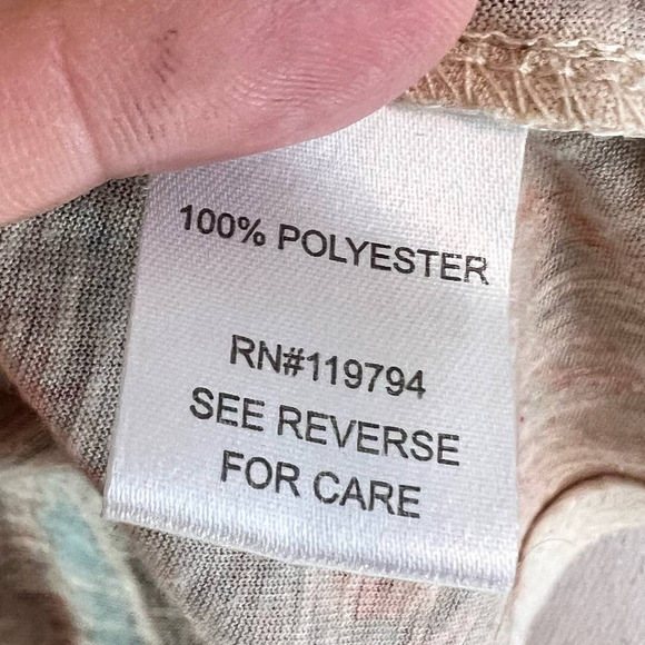 Live & Let Live sz. medium screen printed top granola girl, indian, casual #0517 - Picture 8 of 9